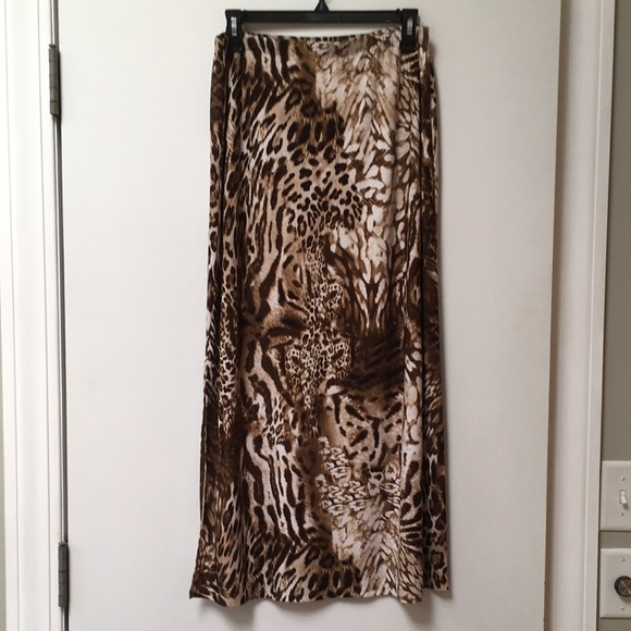Chico's Dresses & Skirts - ❤️ Chico’s Animal Print maxi skirt.